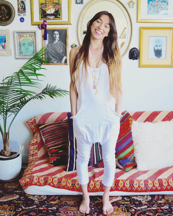 Myrah & It's Time to Bloom in Our Dhoti Onesie