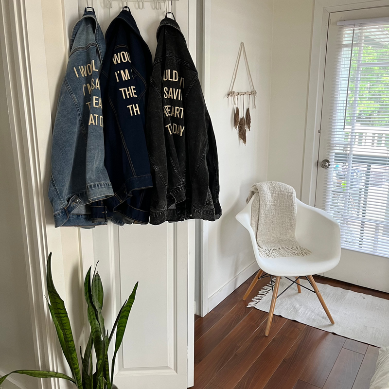 Earth Lovers Denim Jacket | Washed-Out Blue