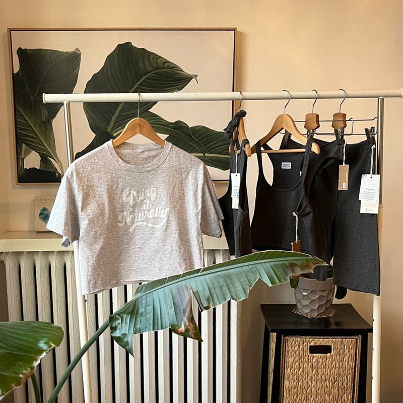 90’s Cut-Off Crop T | Doing it Naturally ~Unbleached