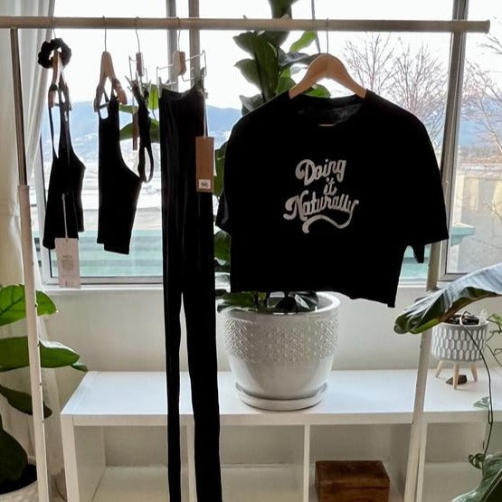 90’s Cut-Off Crop T | Doing it Naturally ~Unbleached