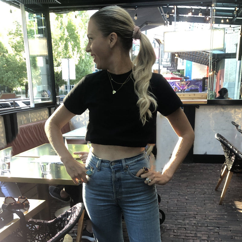 City Slicker Crop Top - Downtown Betty