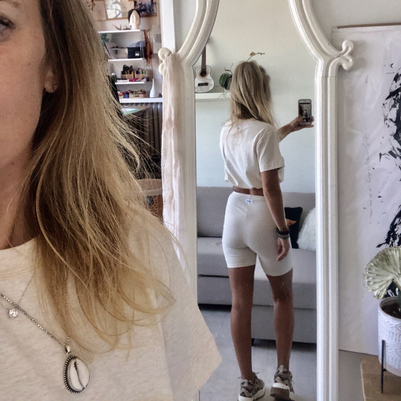 95 Bike Shorts | Fluffy Cloud